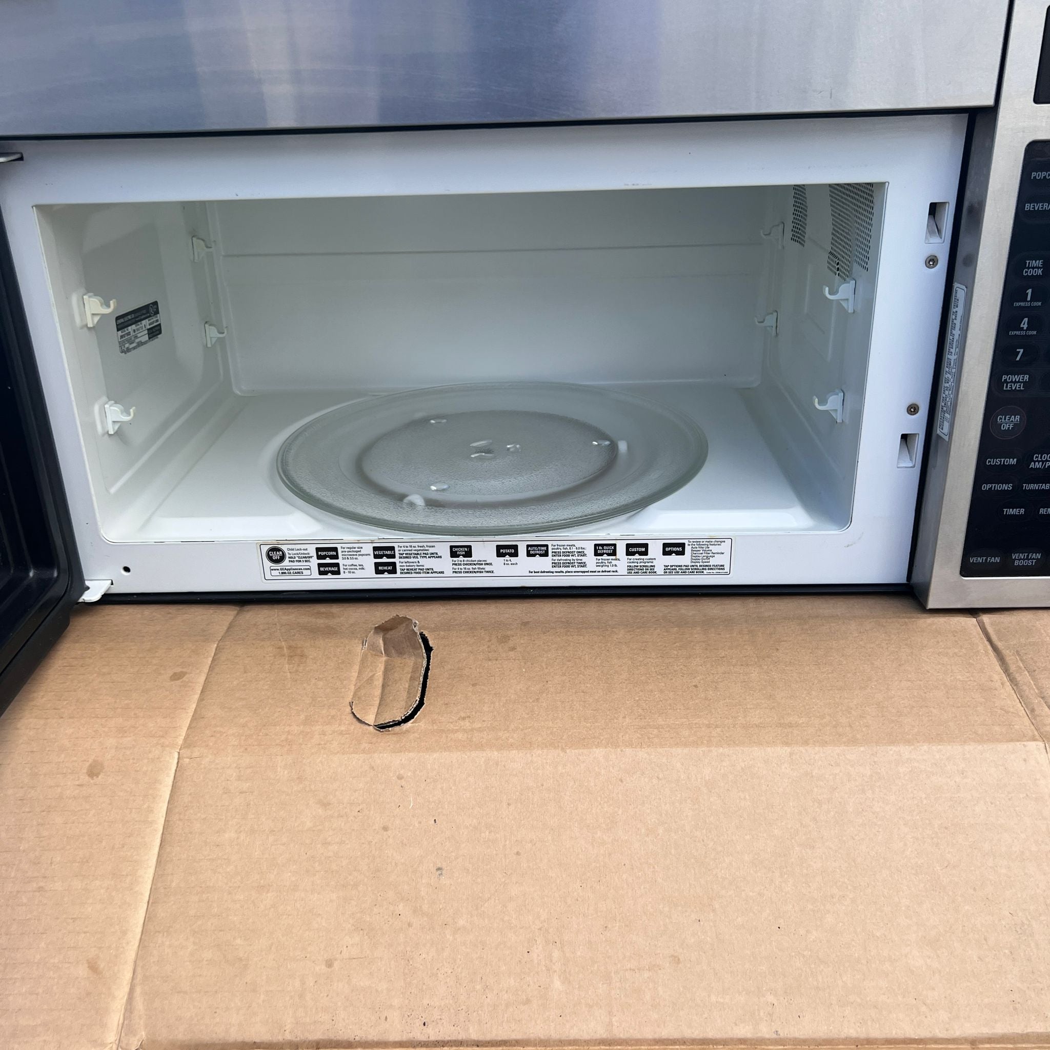 GE Profile Stainless Steel Over-the-Range Microwave GE Profile Stainless Steel Over-the-Range Microwave